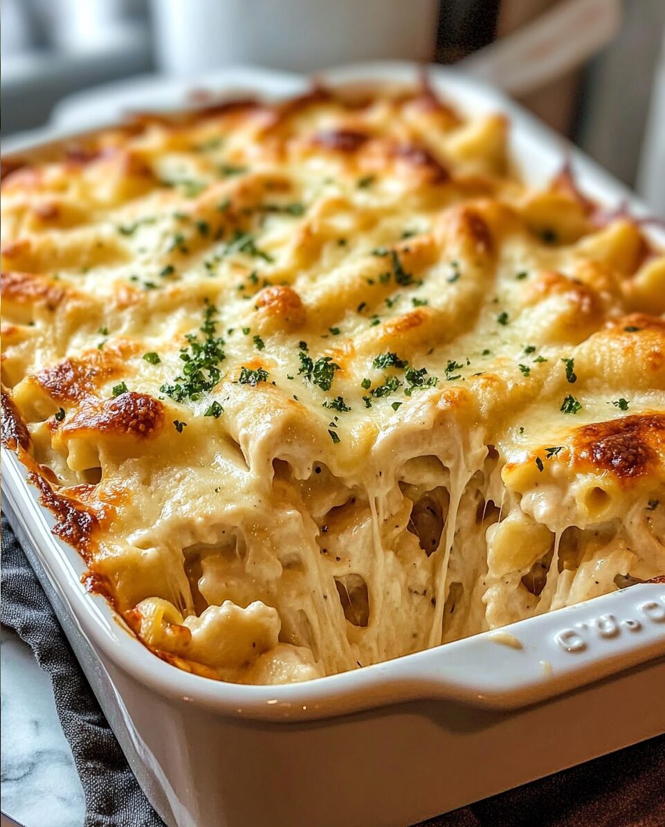 Chicken Alfredo Casserole