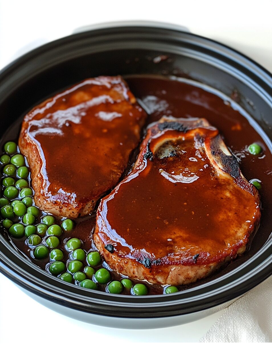 Crockpot BBQ Coca-Cola Pork Chops