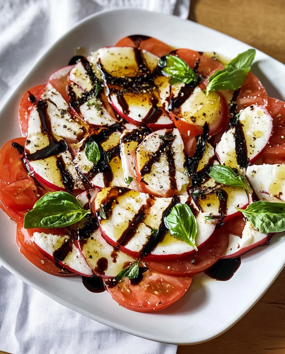 Caprese Salad with Balsamic Reduction