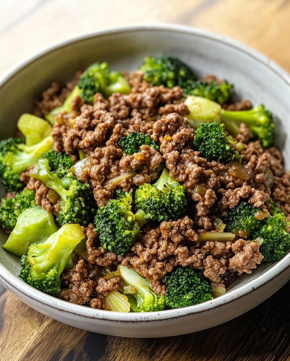 Ground Beef and Broccoli Stir Fry