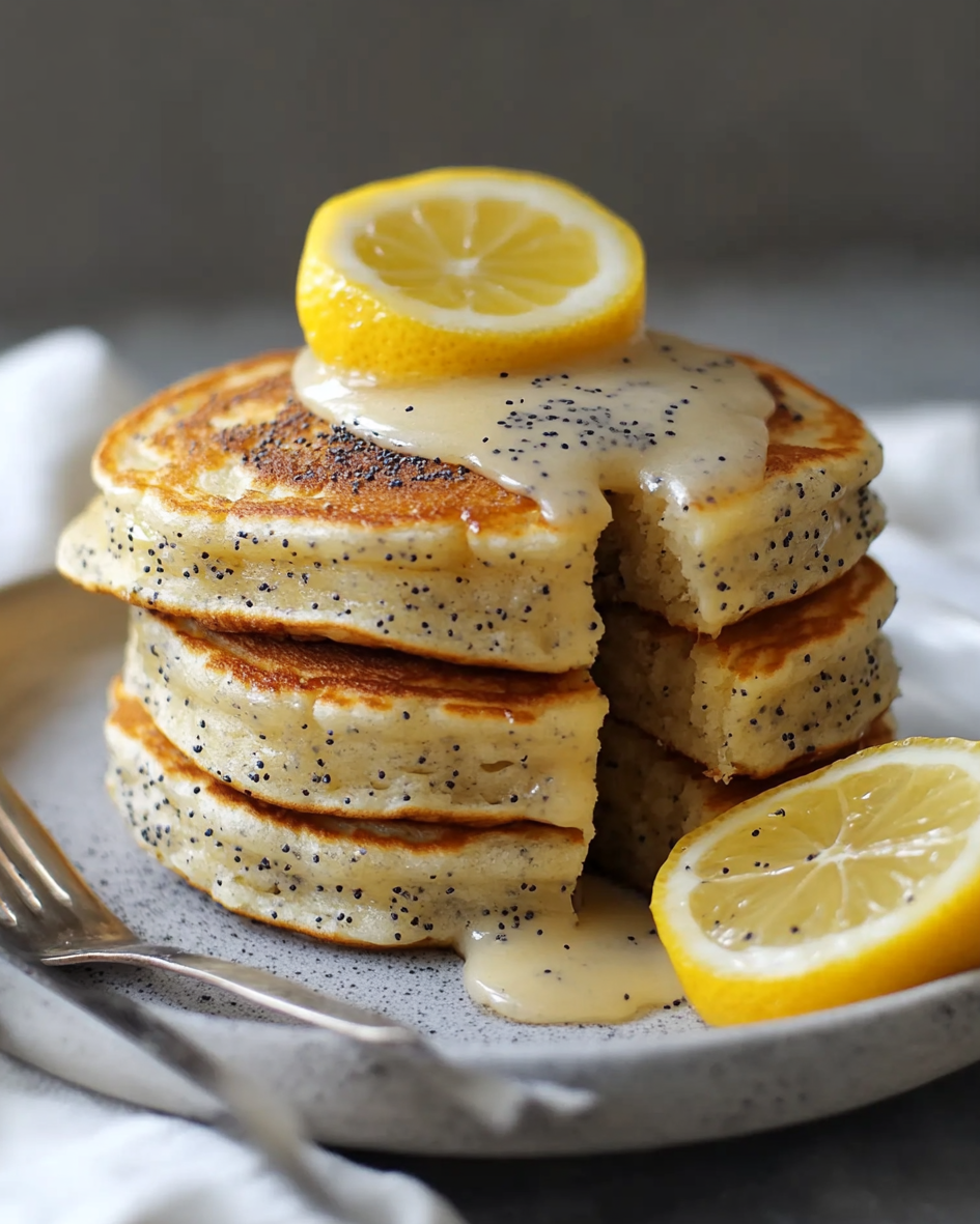 Lemon Poppy Seed Pancakes