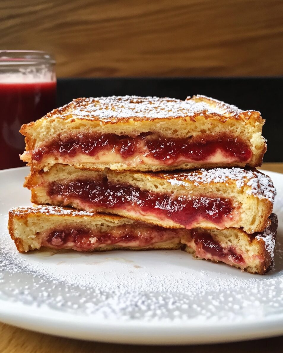 PB&J Stuffed French Toast
