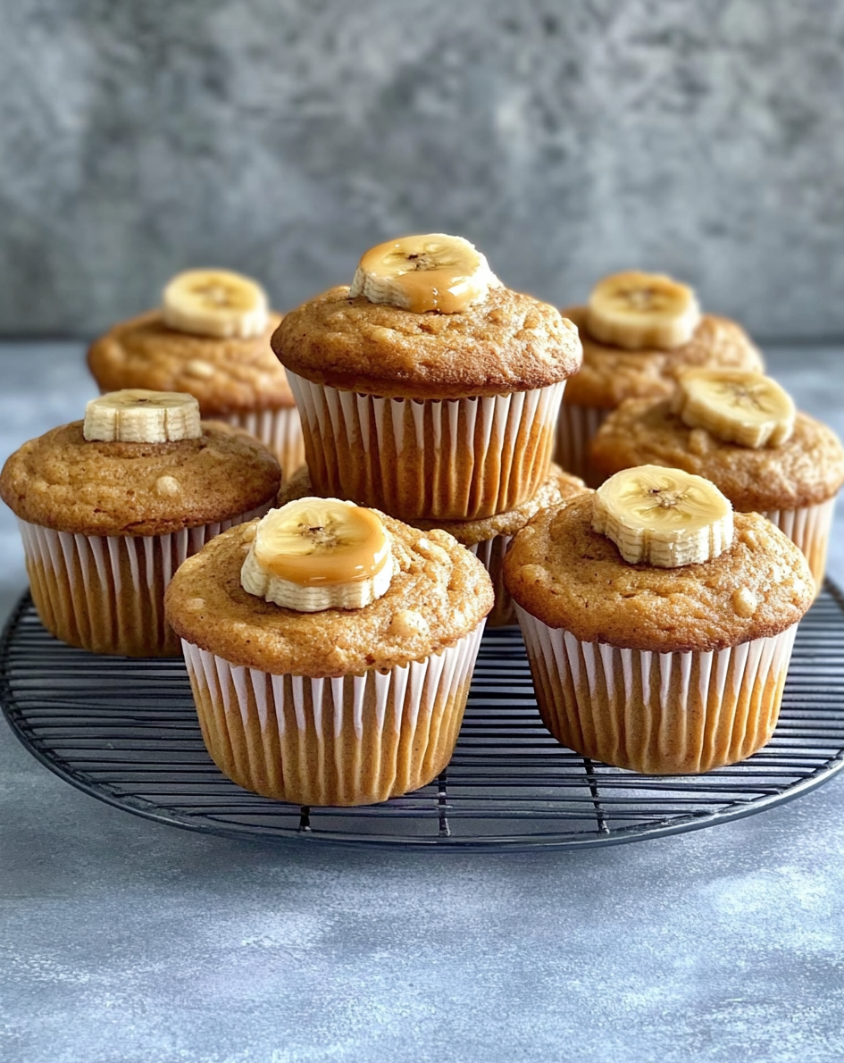 Peanut Butter Banana Muffins