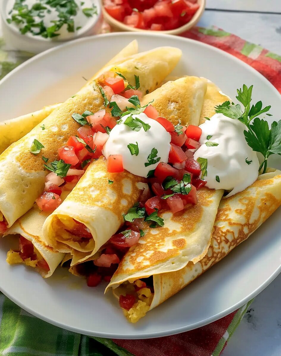 Savory Western Crepes