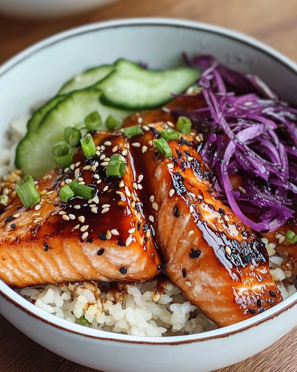 Teriyaki Salmon Bowl