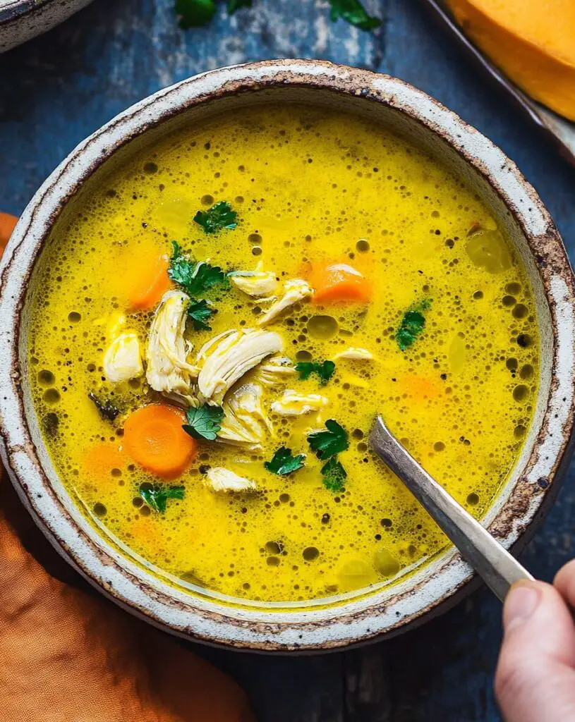 Anti-Inflammatory Turmeric Chicken Soup