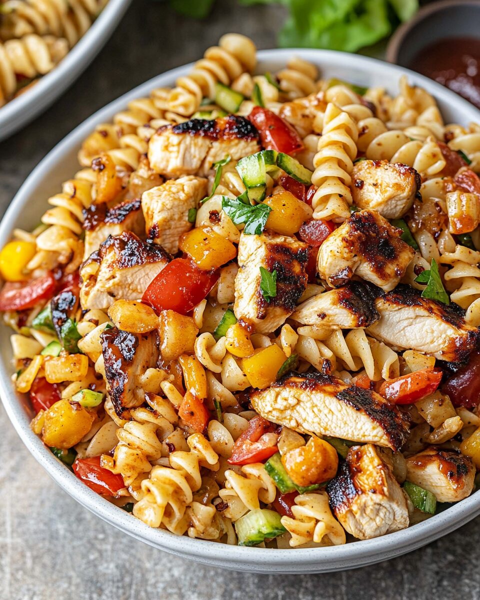 BBQ Chicken Pasta Salad