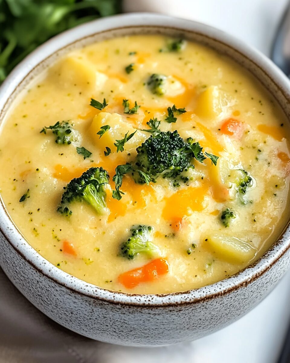Broccoli Potato Cheese Soup