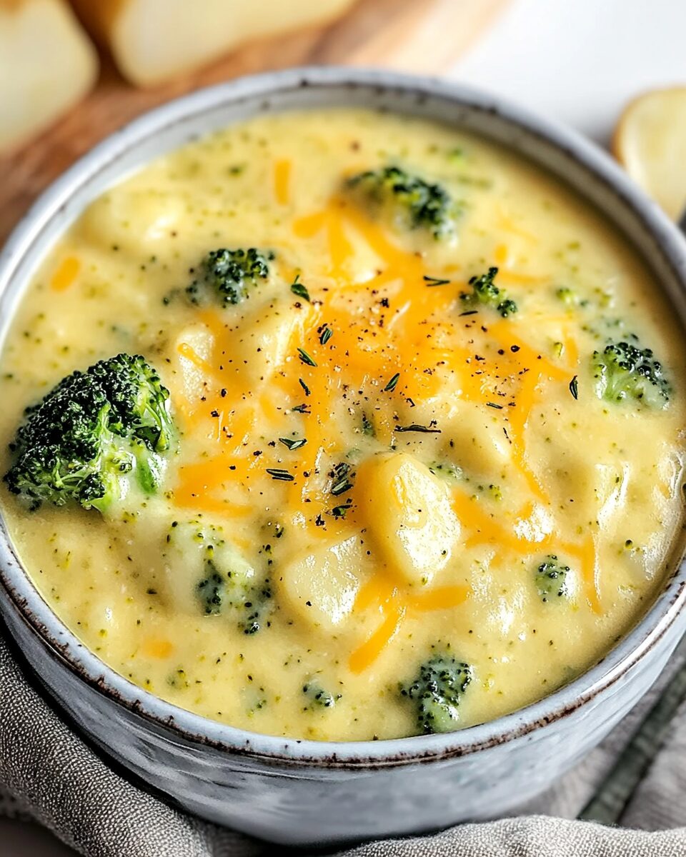 Broccoli Potato Cheese Soup