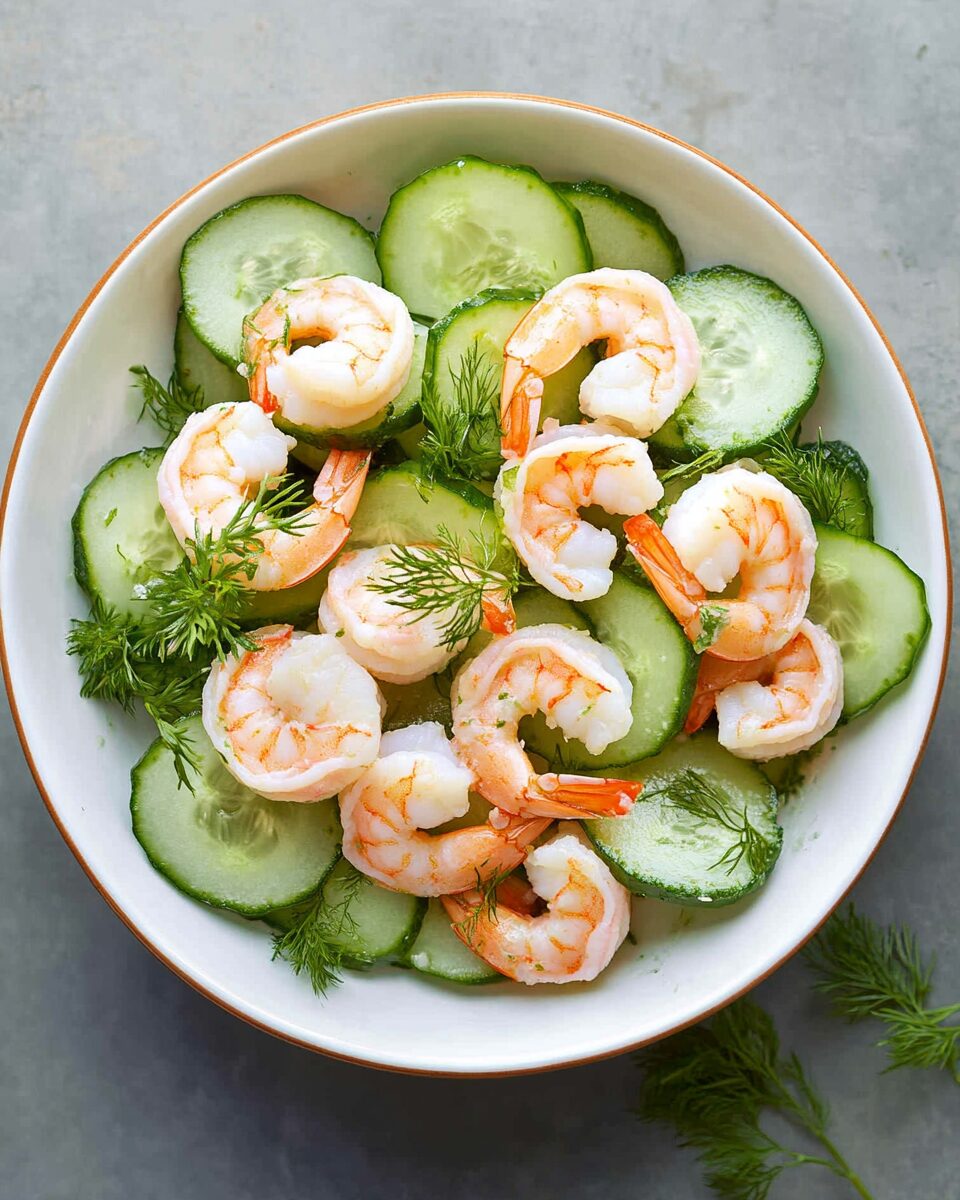Cucumber Shrimp Salad