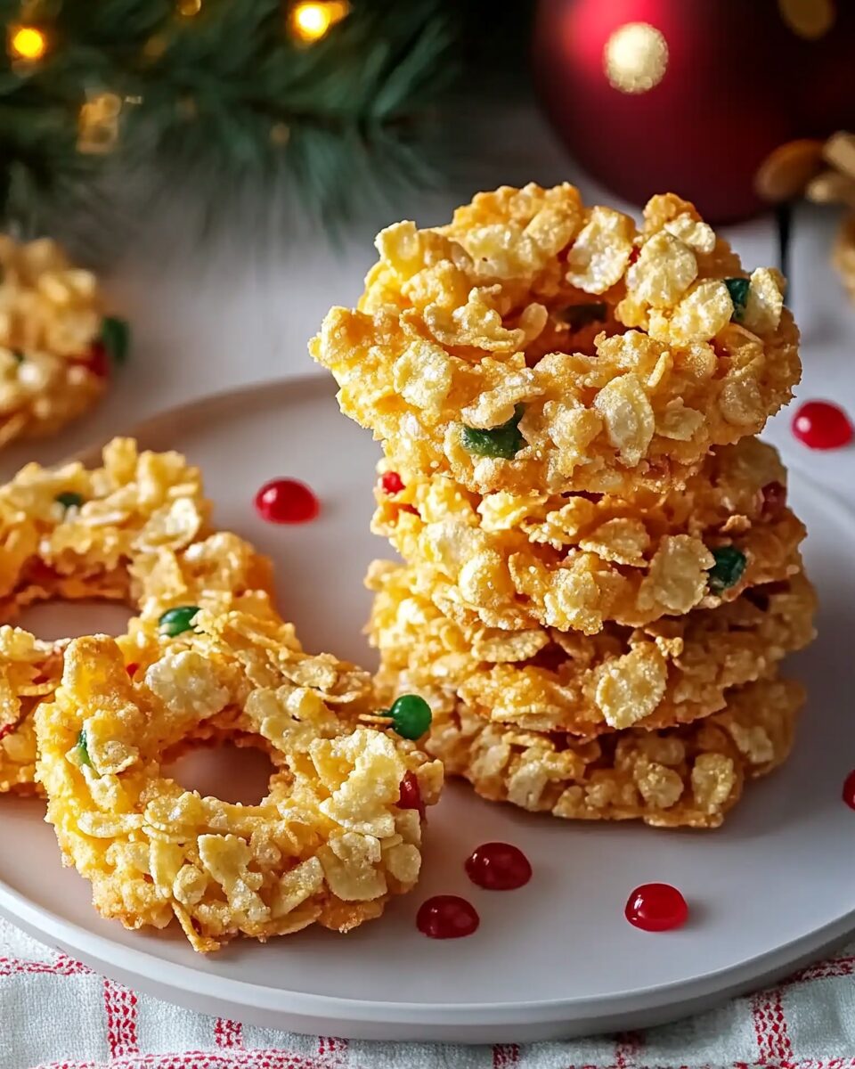 Holiday Cornflake Cookies