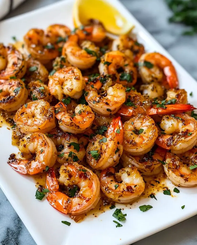 Hawaiian Garlic Shrimp