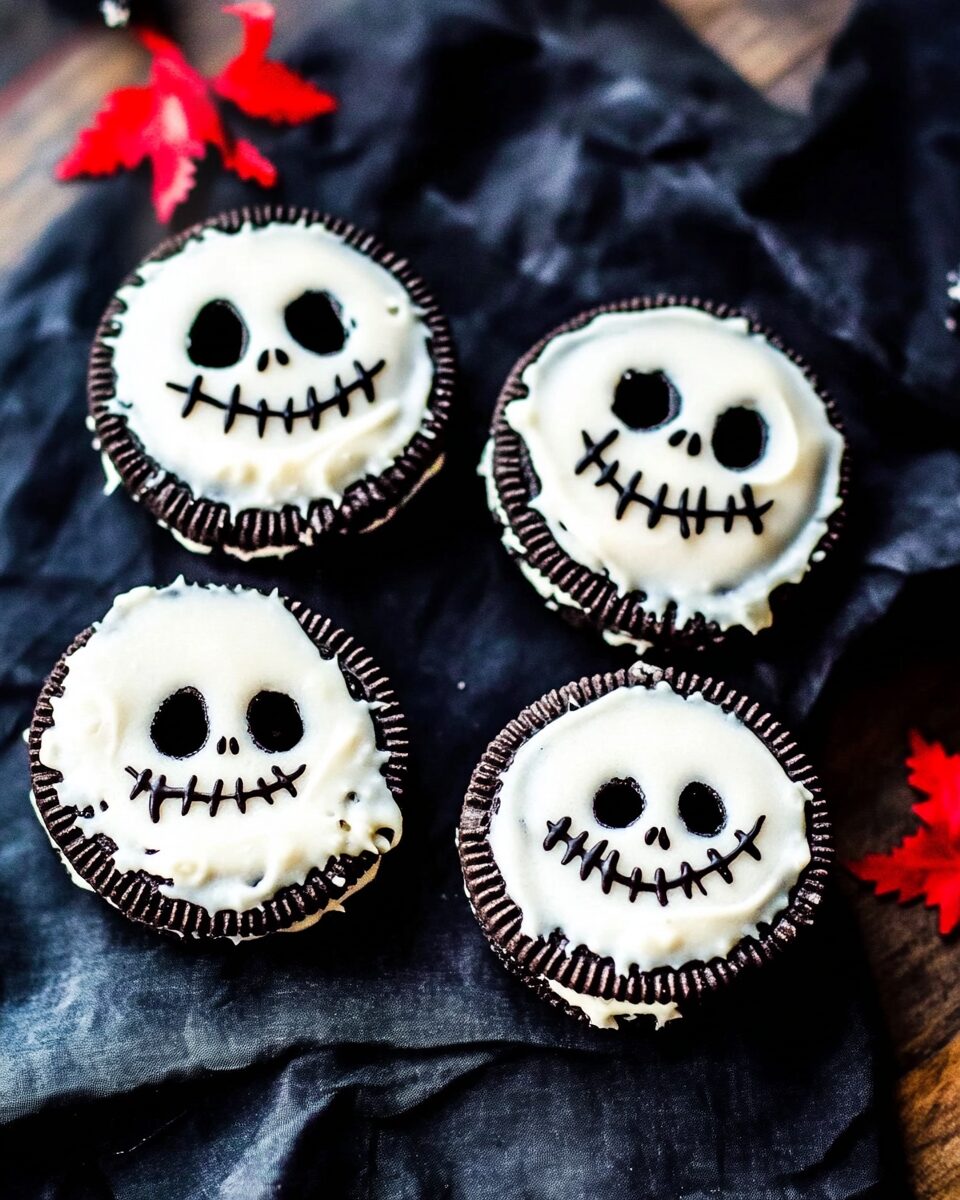 Jack Skellington Oreo Cookies