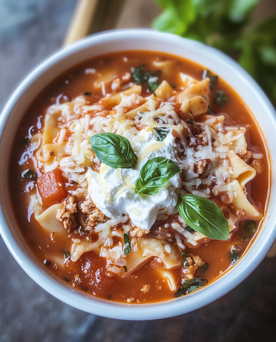 Lasagna Soup