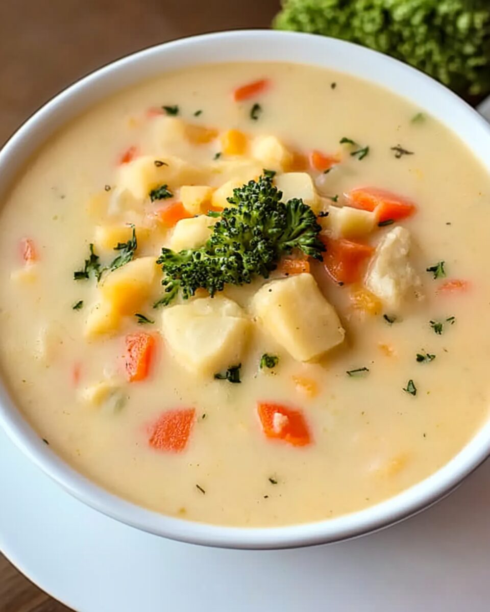 Potato, Vegetable, Cheese Soup