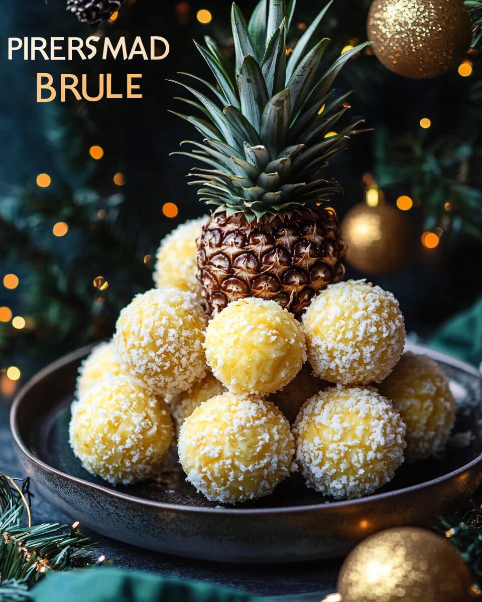 Pineapple Christmas Balls