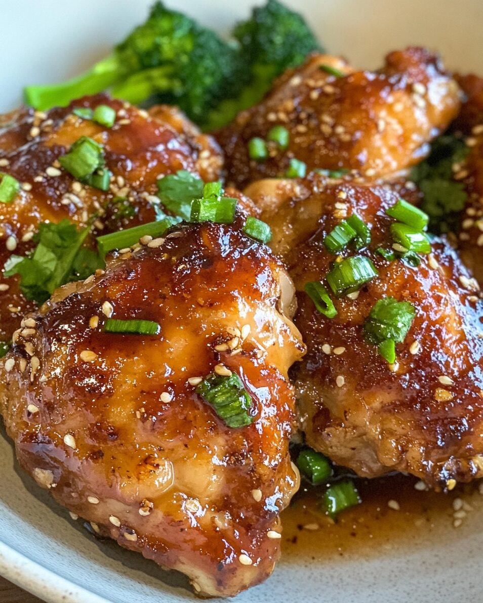 Soy Garlic Chicken Thighs