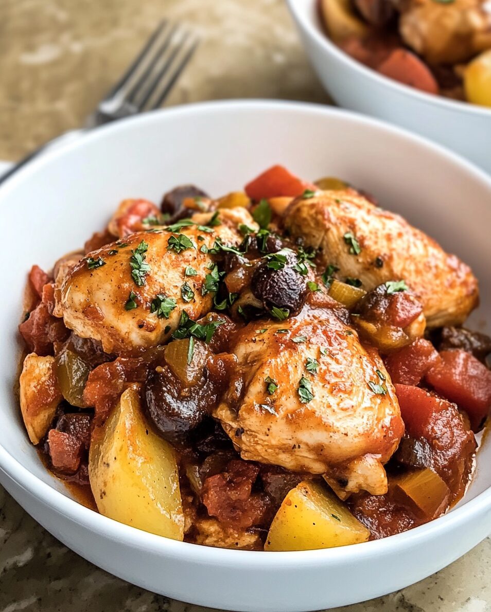 Slow Cooker Chicken Cacciatore