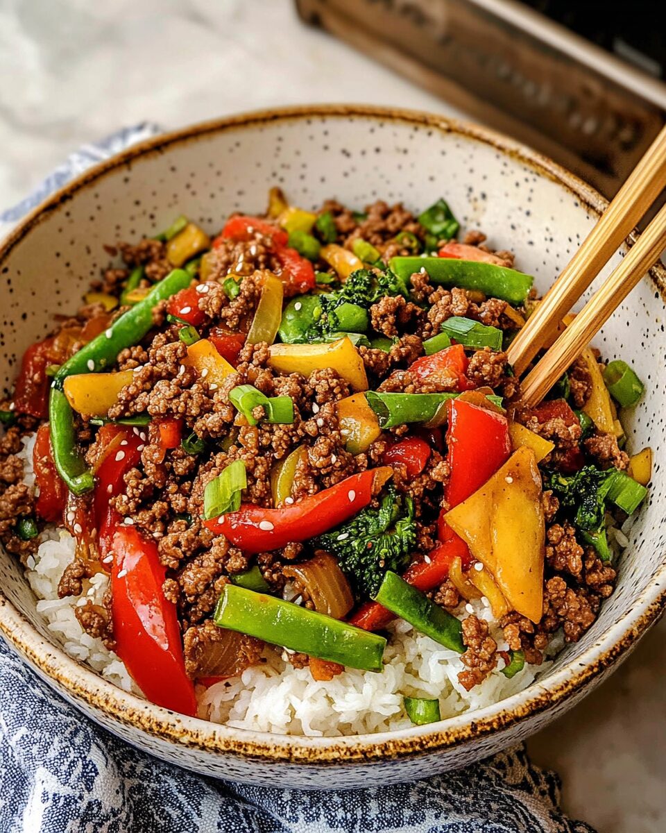 Ground Beef Stir Fry