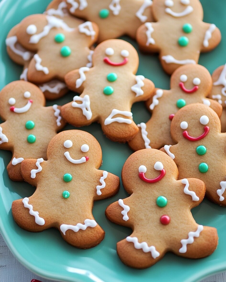 Gingerbread Men Sugar Cookies