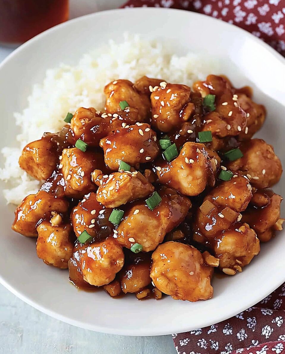 Crockpot Sweet and Sour Chicken