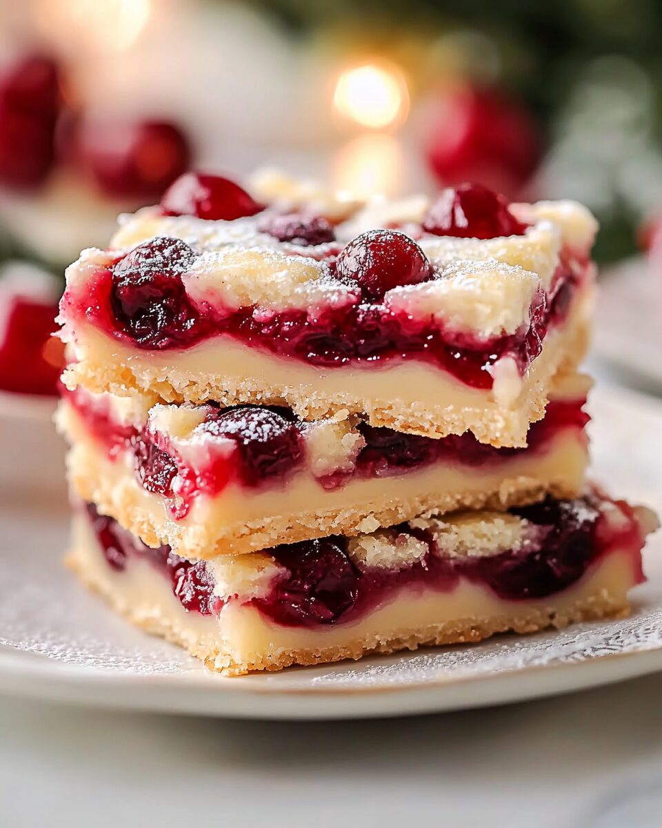 Christmas Cherry Bars