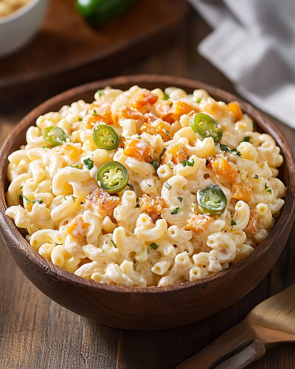 Jalapeno Popper Macaroni Salad