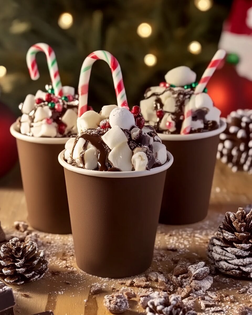 Christmas Chocolate Hot Cups