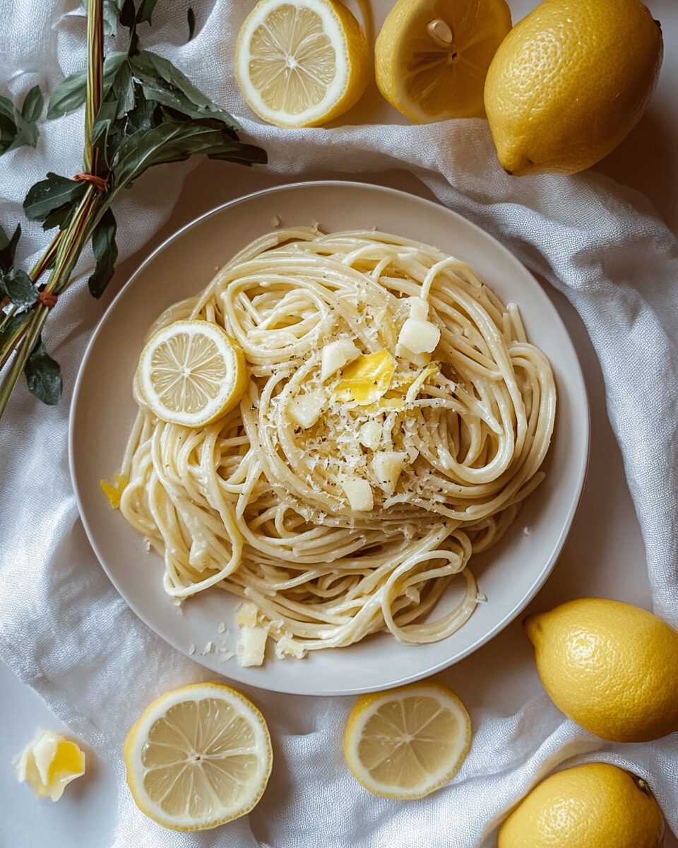 Creamy Lemon Garlic Pasta