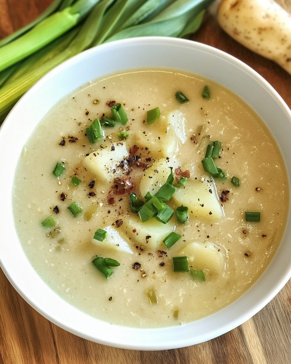 Rustic Potato Leek Soup