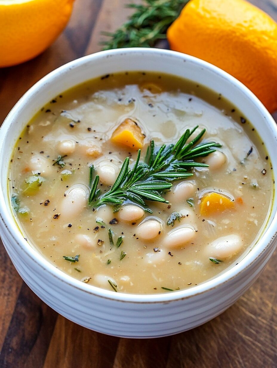 White Bean and Rosemary Soup