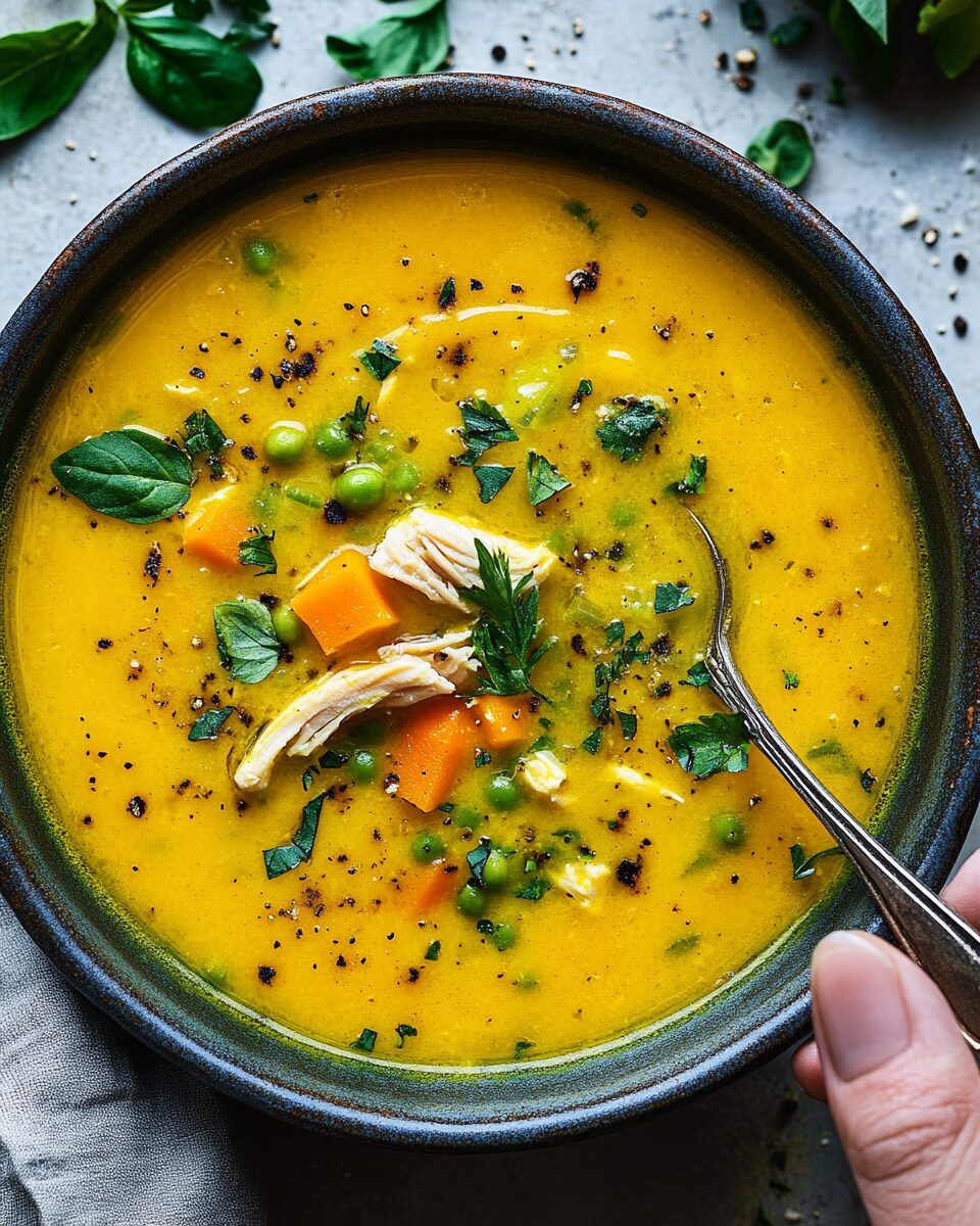 Anti-Inflammatory Turmeric Chicken Soup