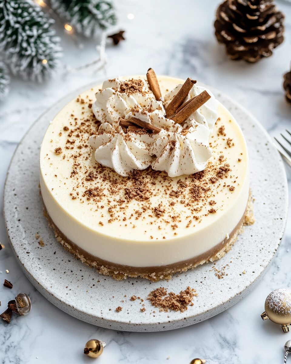Eggnog Cheesecake