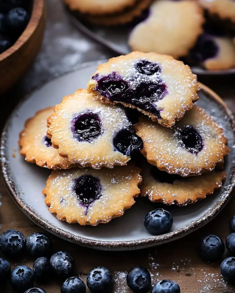Blueberry Pie Cookies