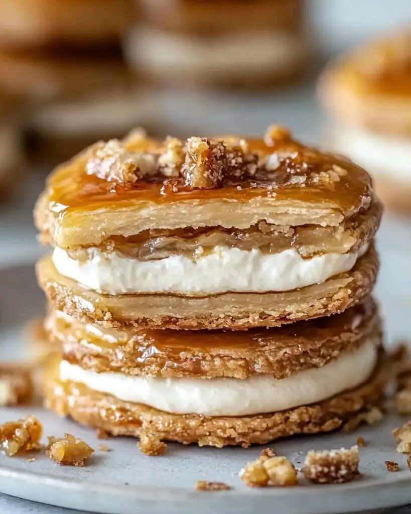 Baklava Cream Sandwich Cookies