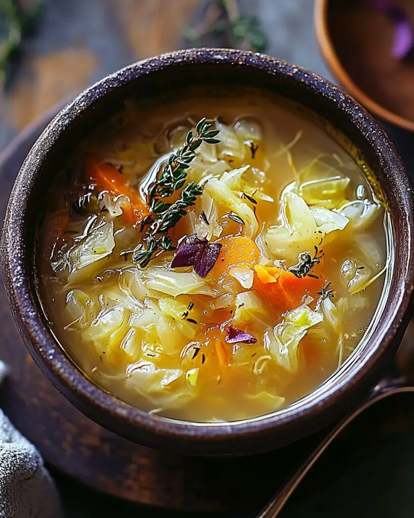 Cabbage Fat-burning Soup