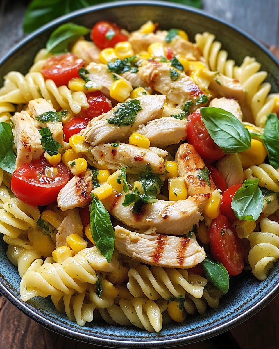 Chicken Corn Pasta Salad