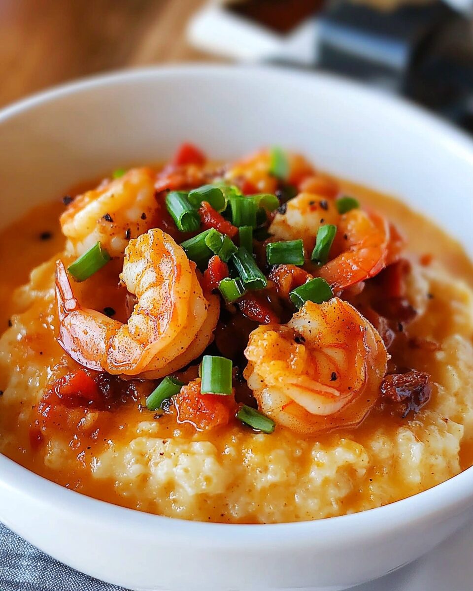 Creamy Cajun Shrimp and Grits