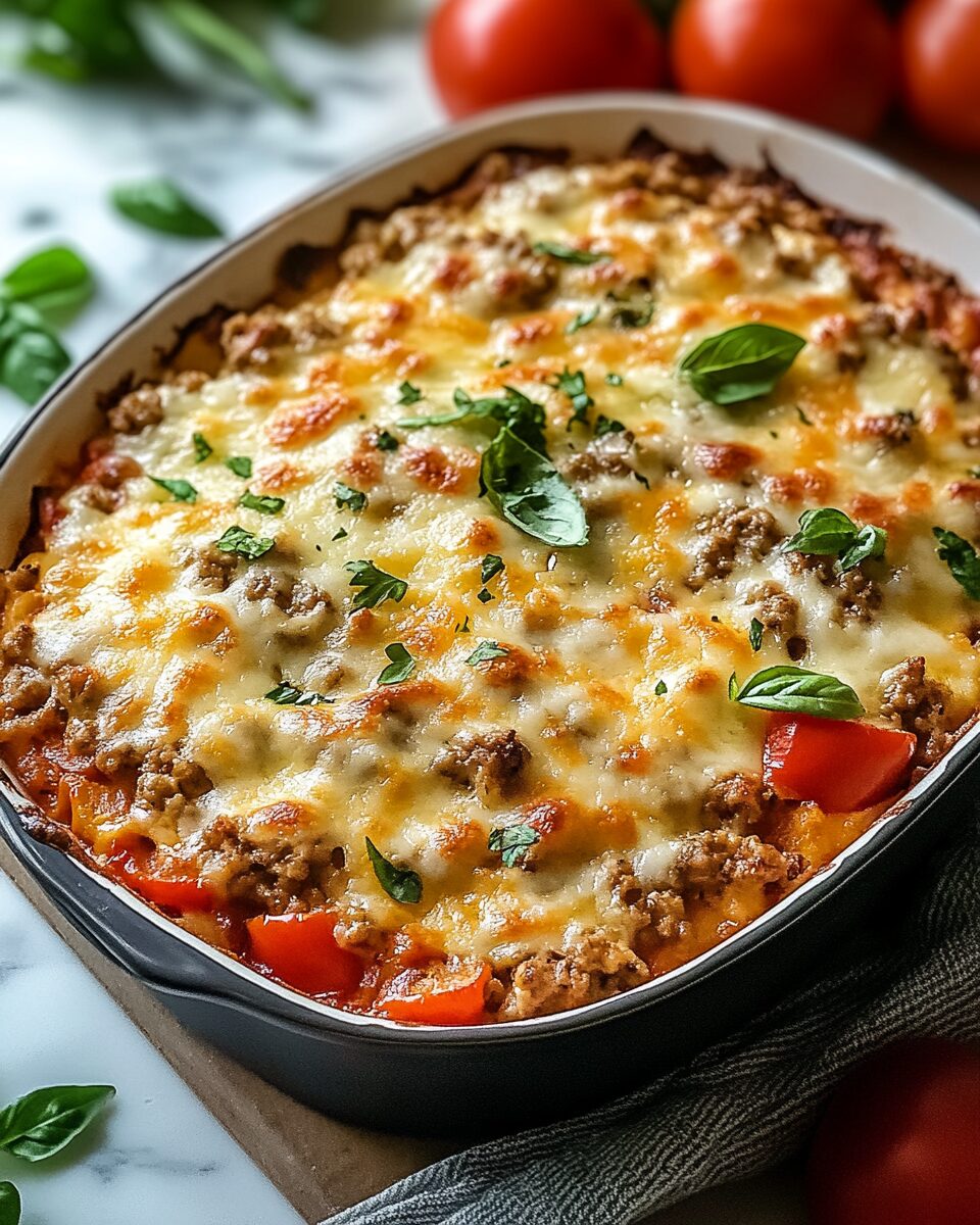 Easy Stuffed Pepper Casserole