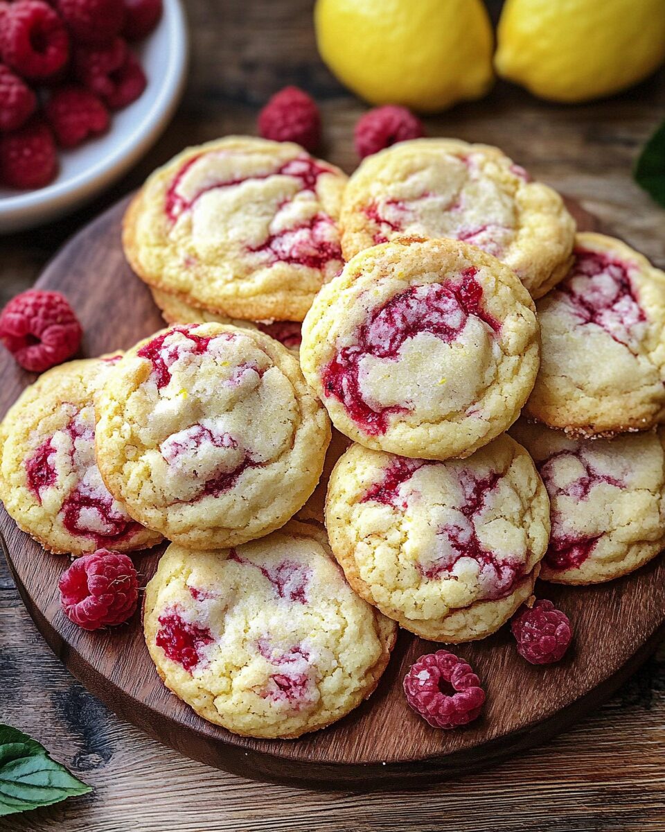 Lemon Raspberry Cookies