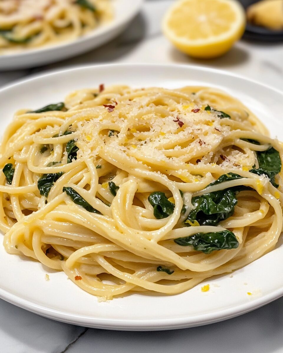 Spinach Lemon Pasta