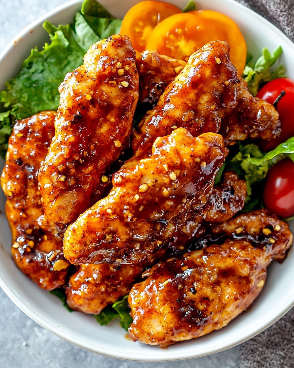 Sweet & Spicy Sticky Chicken Tenders
