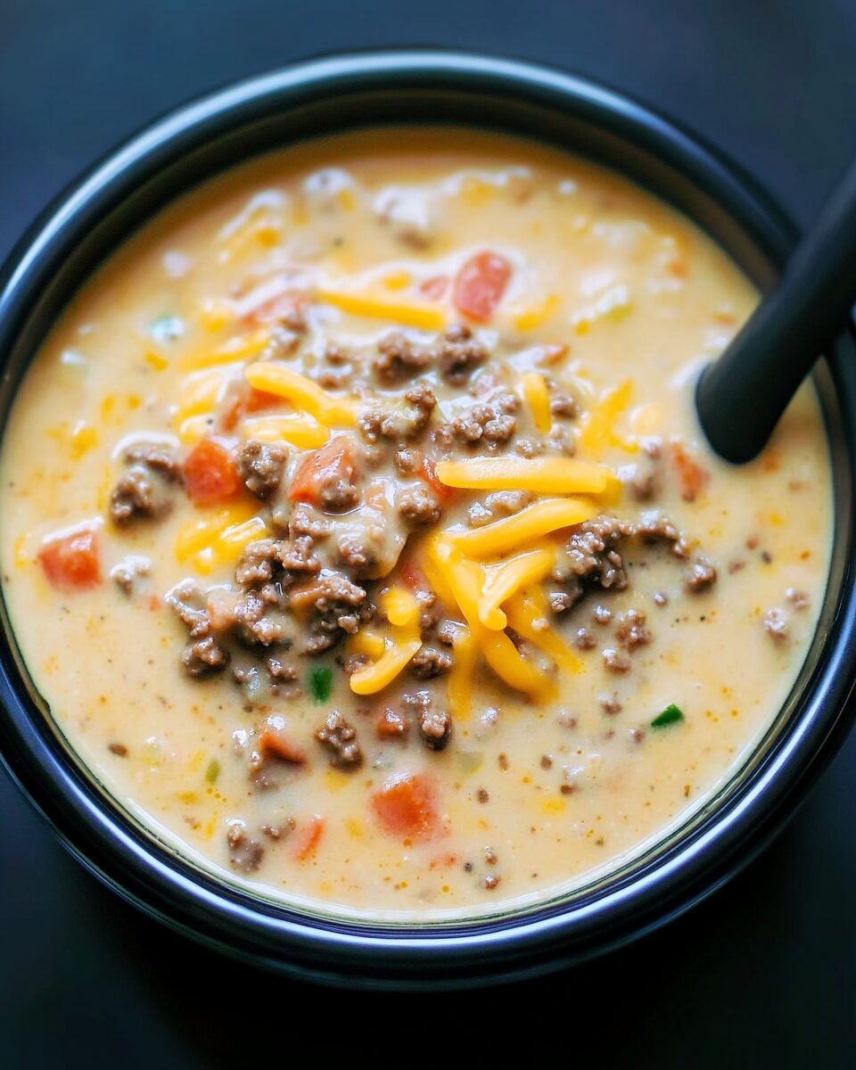 Cheeseburger Soup