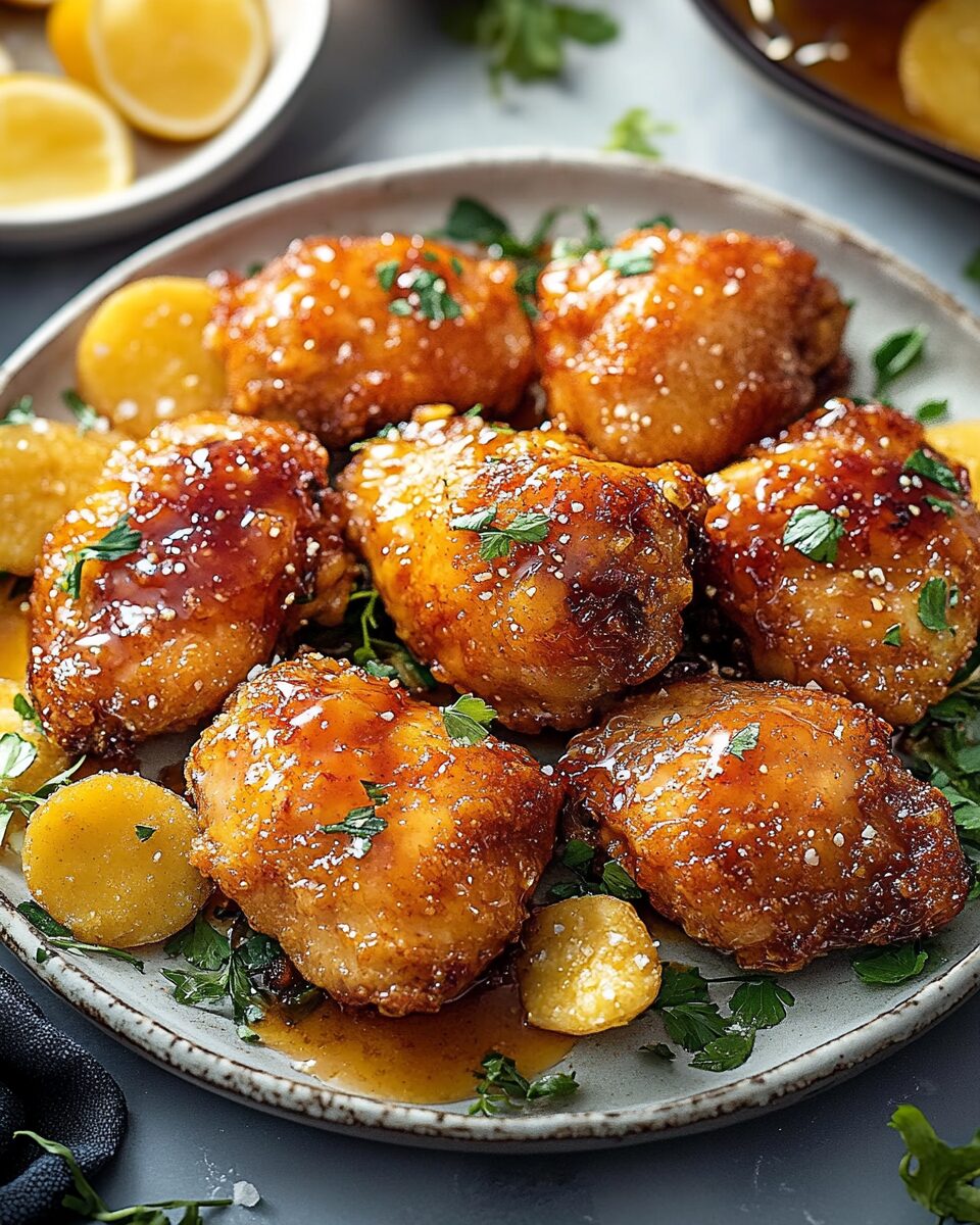 Baked Crunchy Hot Honey Chicken