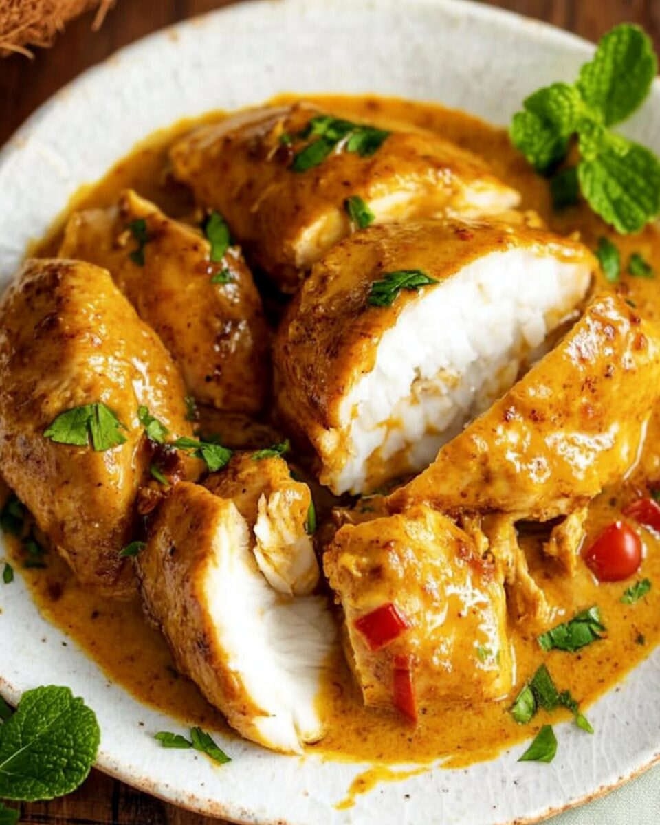Spicy Brazilian Coconut Chicken