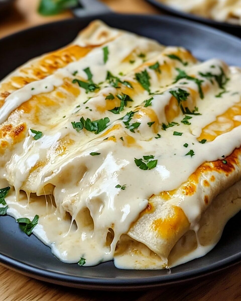 White Chicken Enchiladas