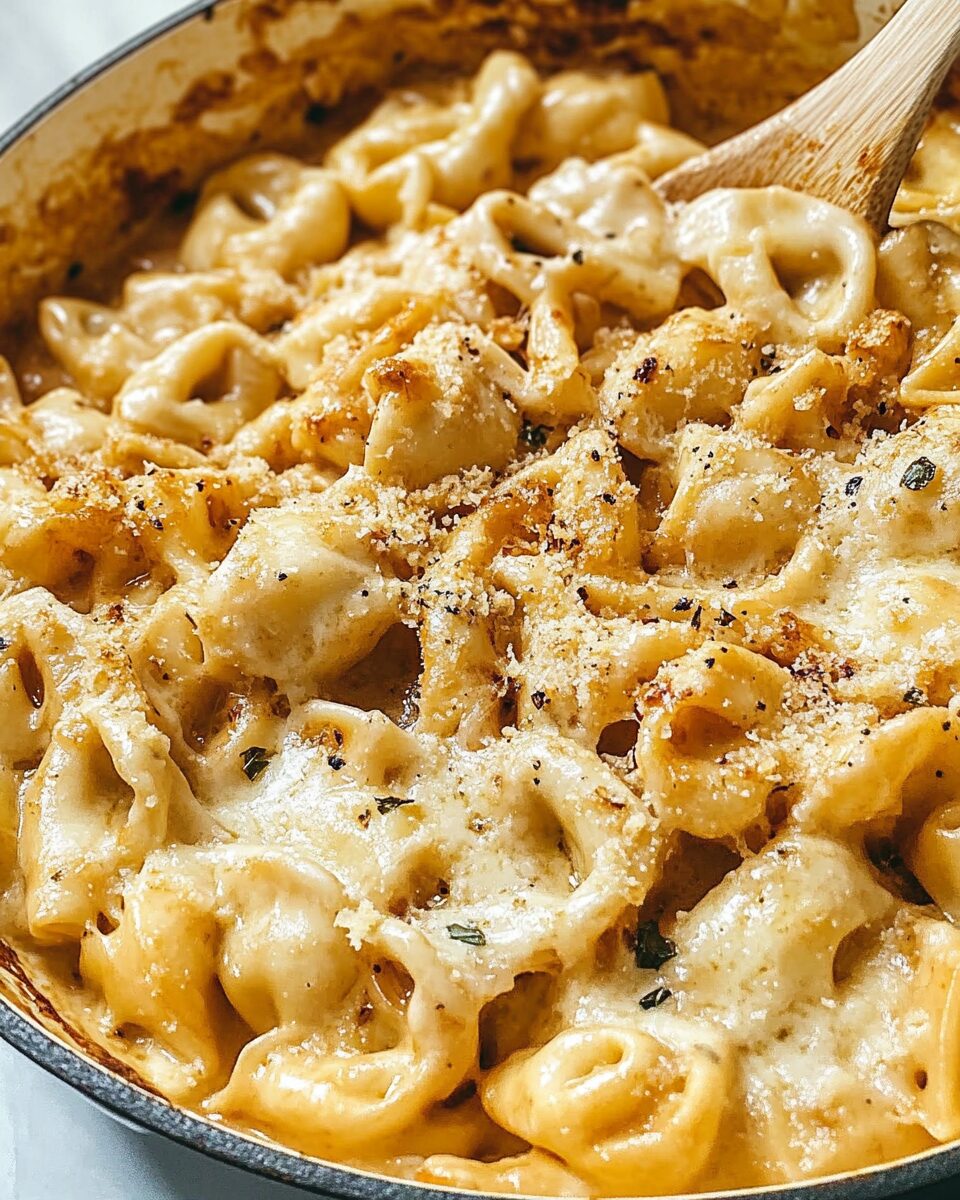 Creamy French Onion Tortellini Pasta