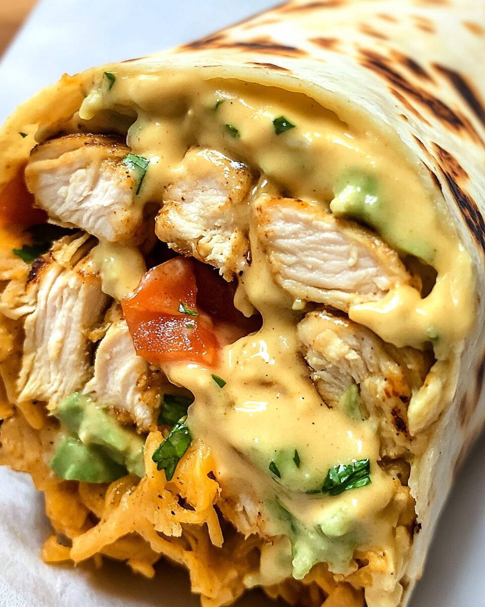 Chipotle Ranch Grilled Chicken Burrito