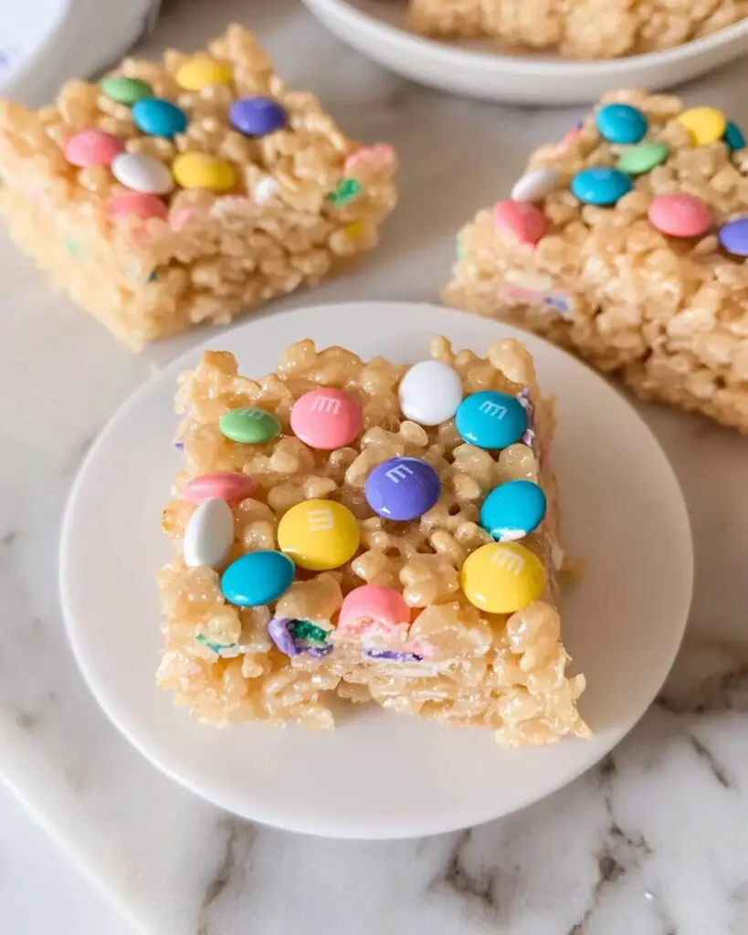 Easter M&M Rice Krispie Treats