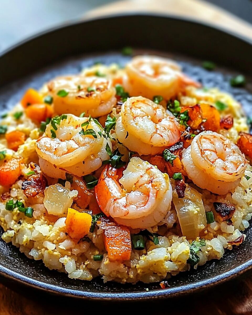 Cauliflower Fried Rice with Shrimp